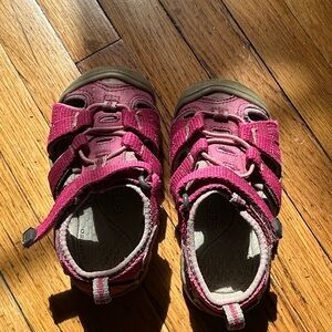 Keen Kids Bright Pink Closed-Toe Sport Sandals
